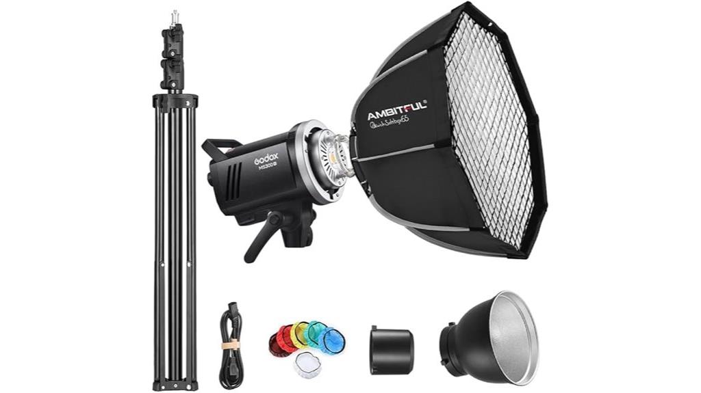 300w studio strobe kit