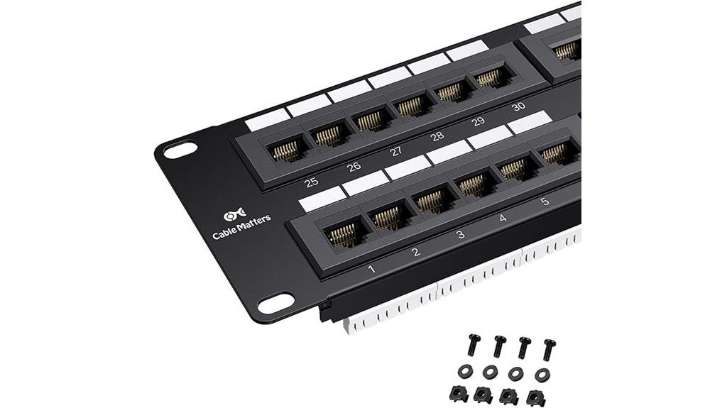 48 port ethernet patch panel