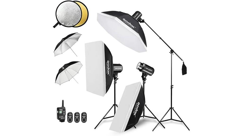 750w studio strobe kit