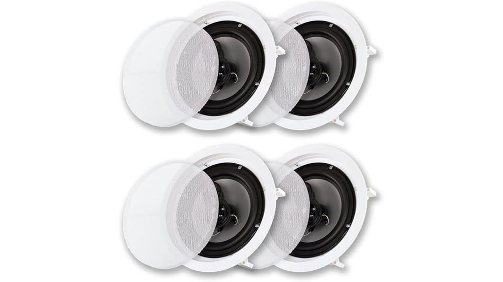 8 inch ceiling speakers pack