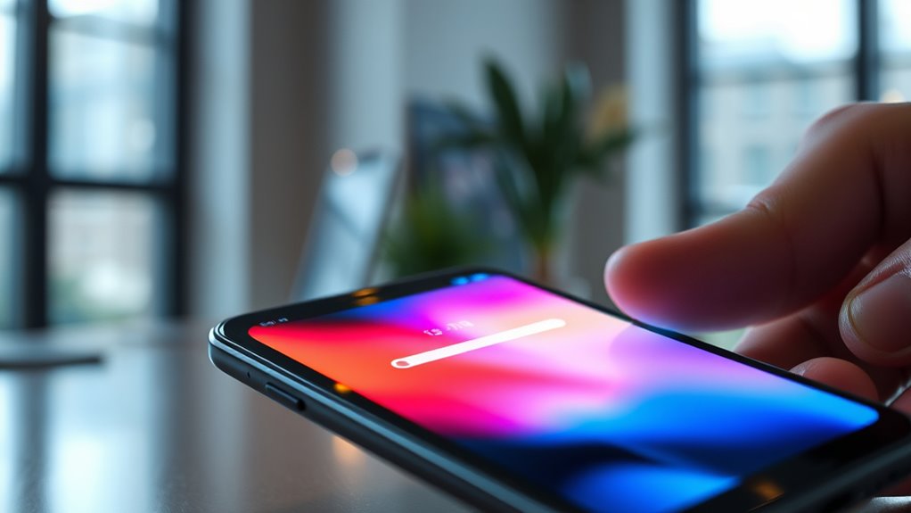 adjust screen brightness and timeout