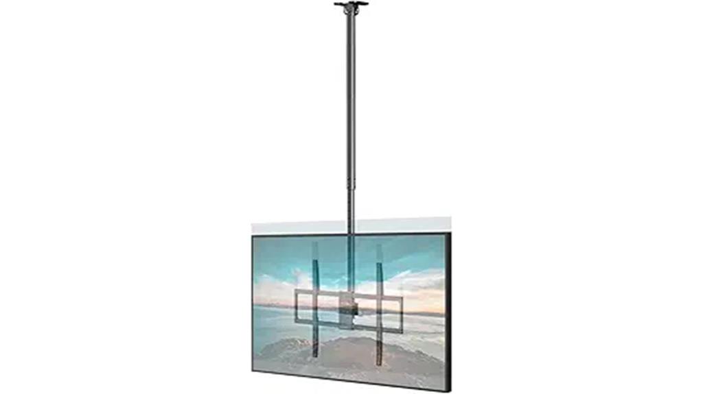 adjustable ceiling tv mount