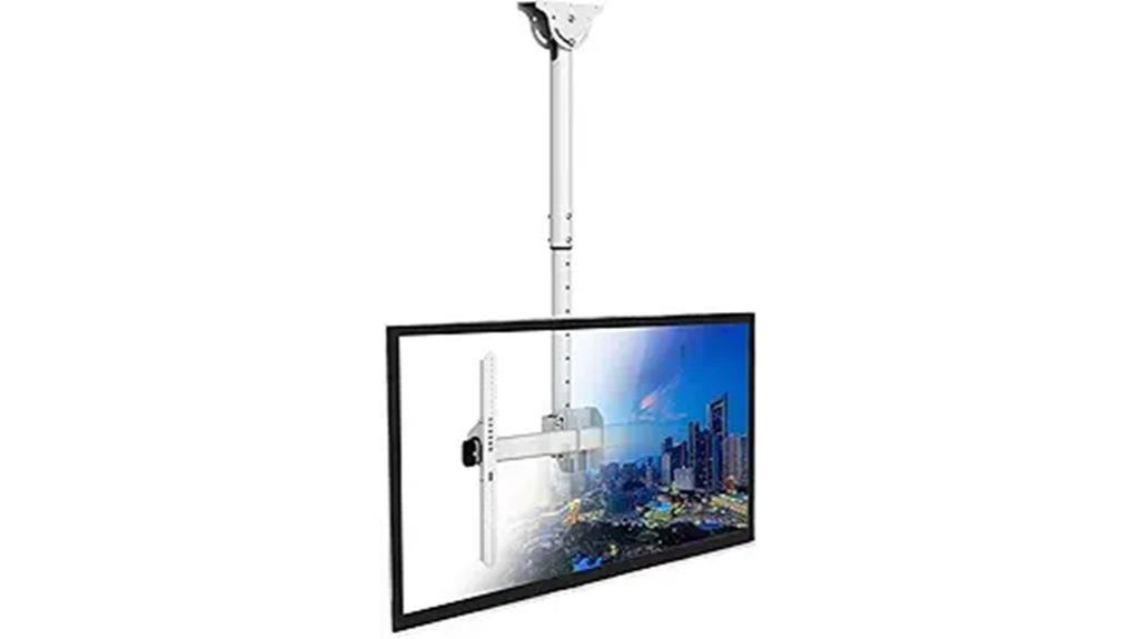 adjustable ceiling tv mount