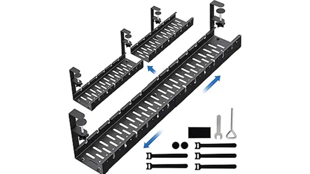 adjustable clamp on cable tray