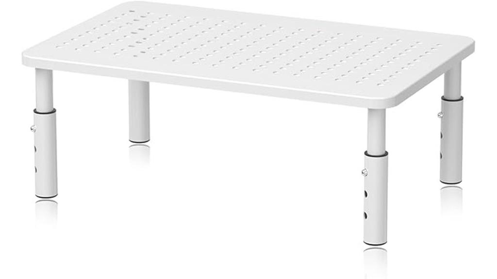 adjustable metal monitor stand