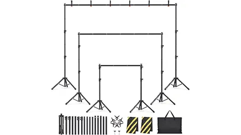 adjustable photography backdrop support