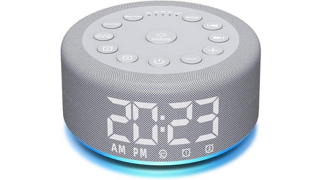 alarm clock with sleep sounds