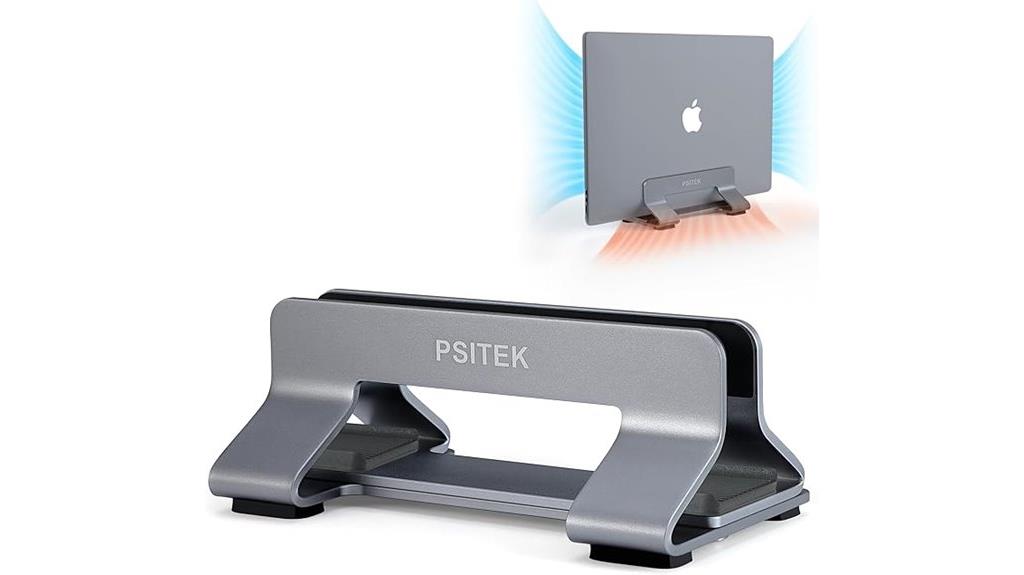 aluminum laptop vertical dock