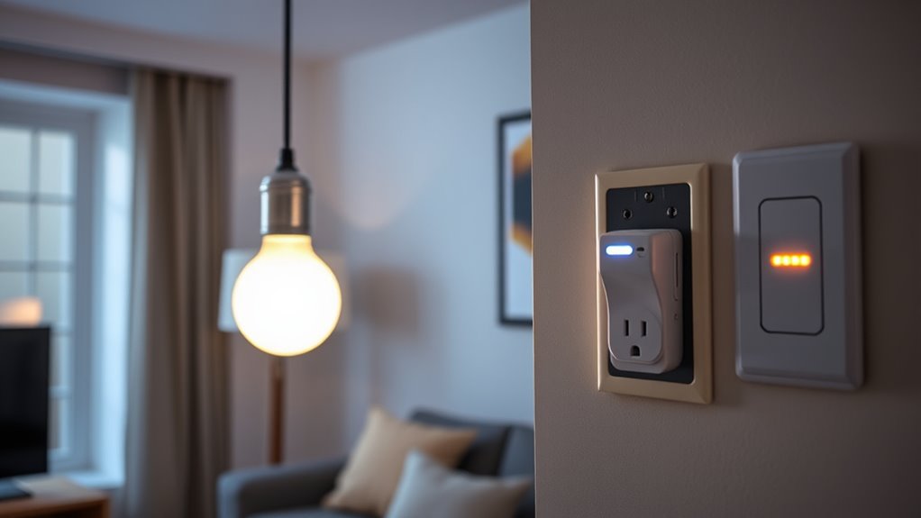 assess lighting and devices