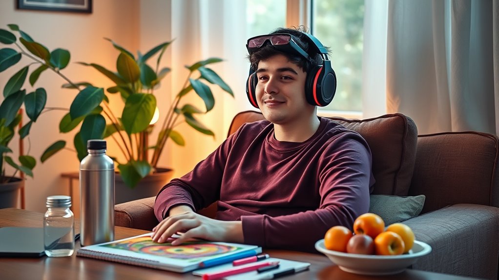 balance creative and active pursuits