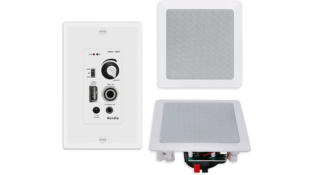 bluetooth ceiling wall speakers