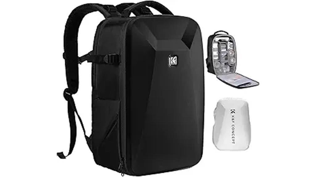 camera backpack with laptop