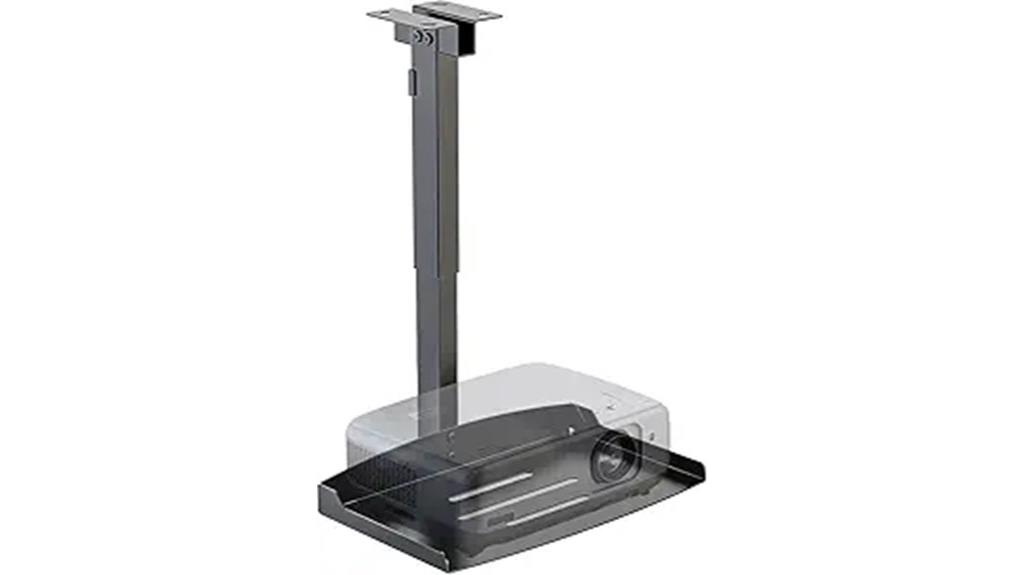 ceiling mount projector tray