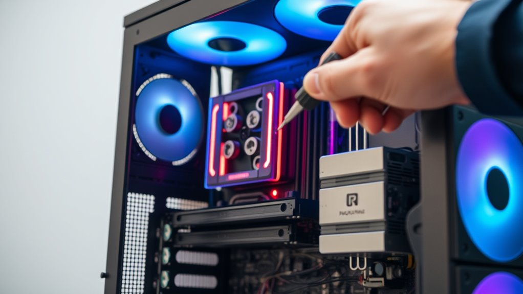 check internal hardware connections