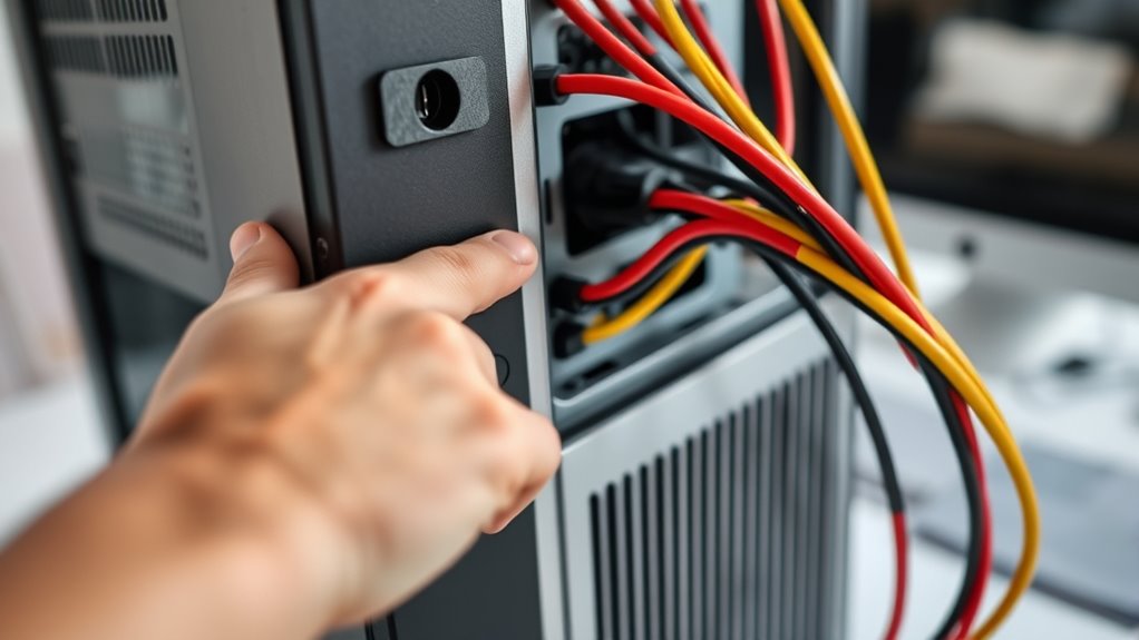 check power connections properly