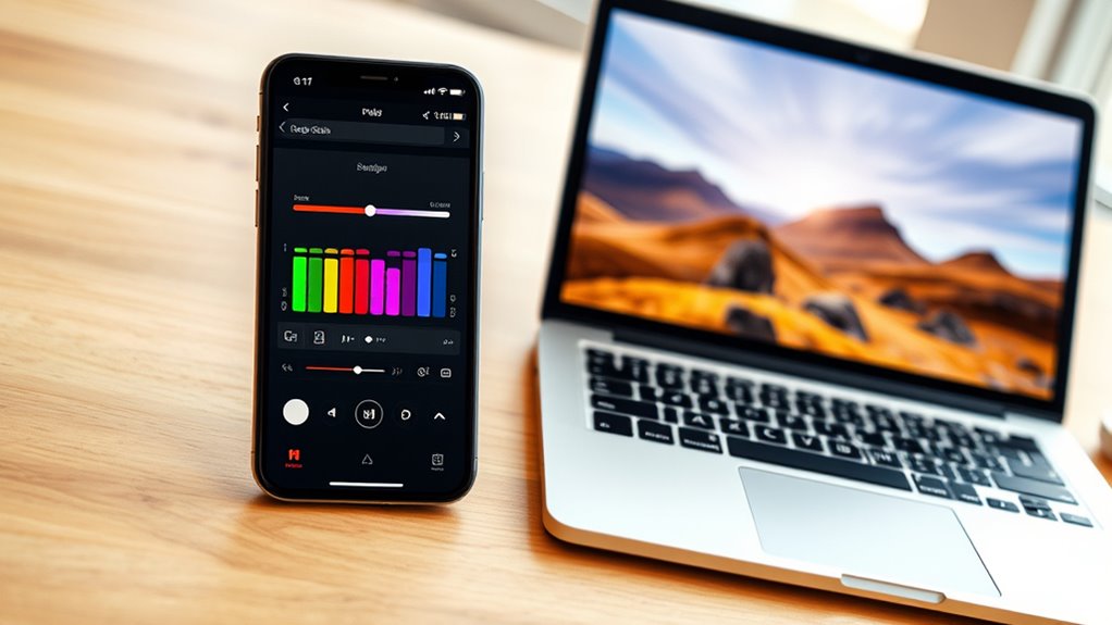choose device specific editing tools