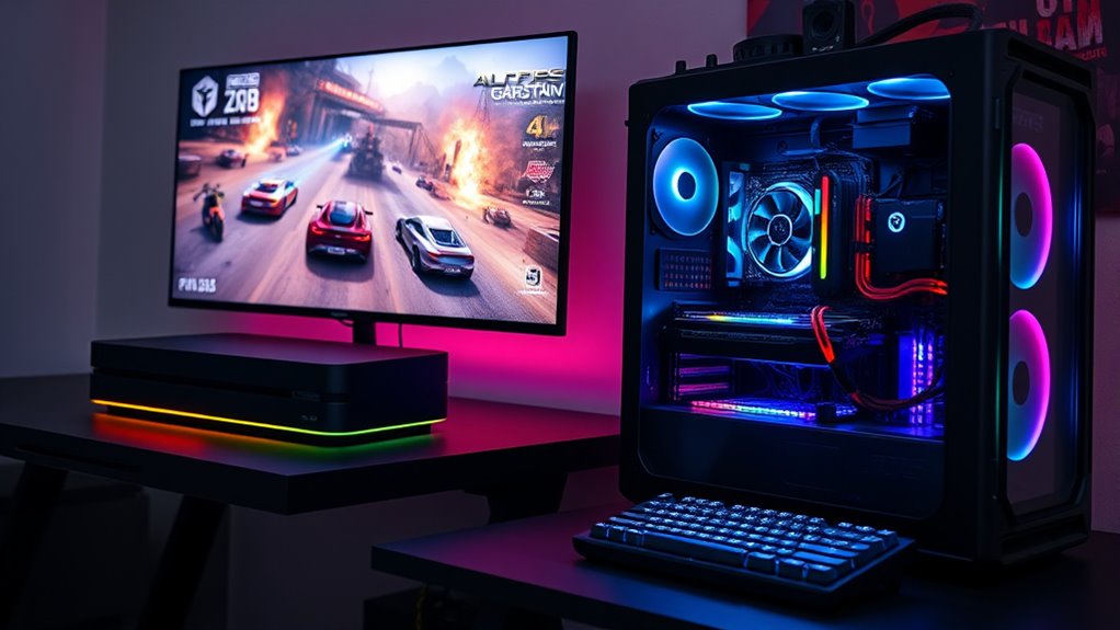 choosing between consoles and pcs