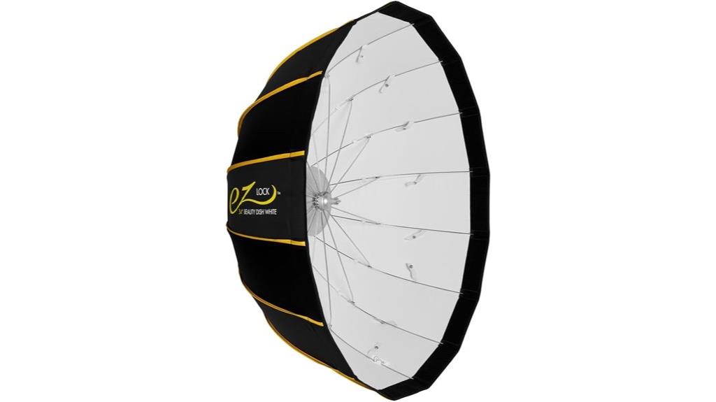 collapsible 34 inch beauty dish