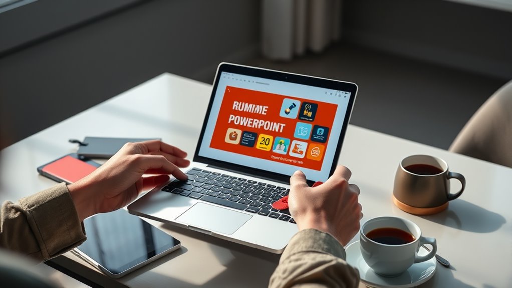 concise impactful presentation text