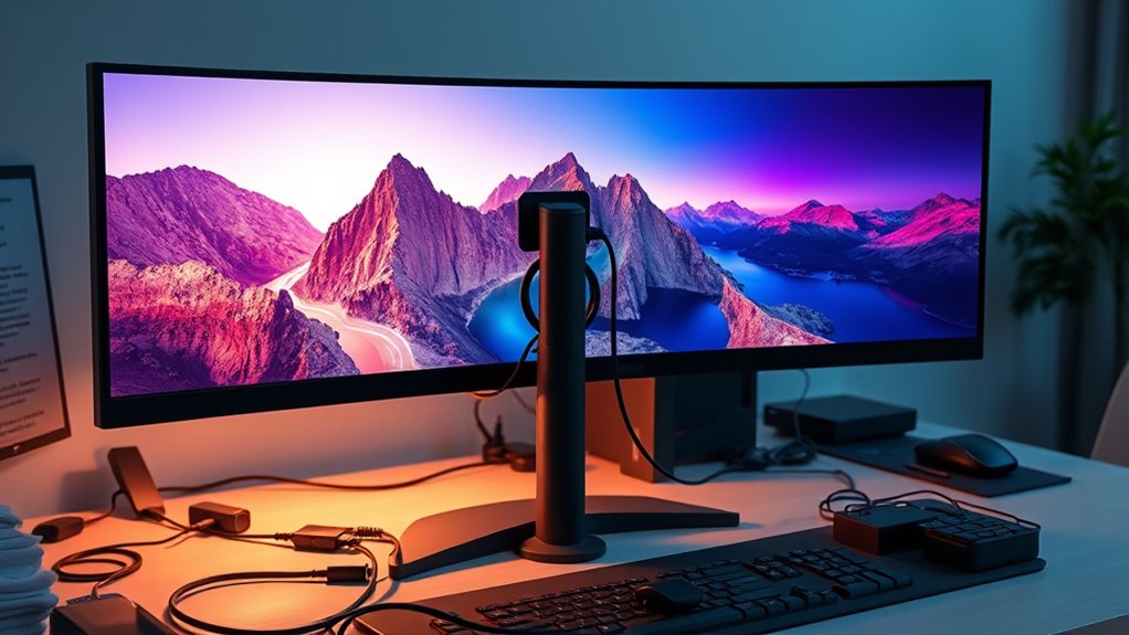 curved monitor installation challenges