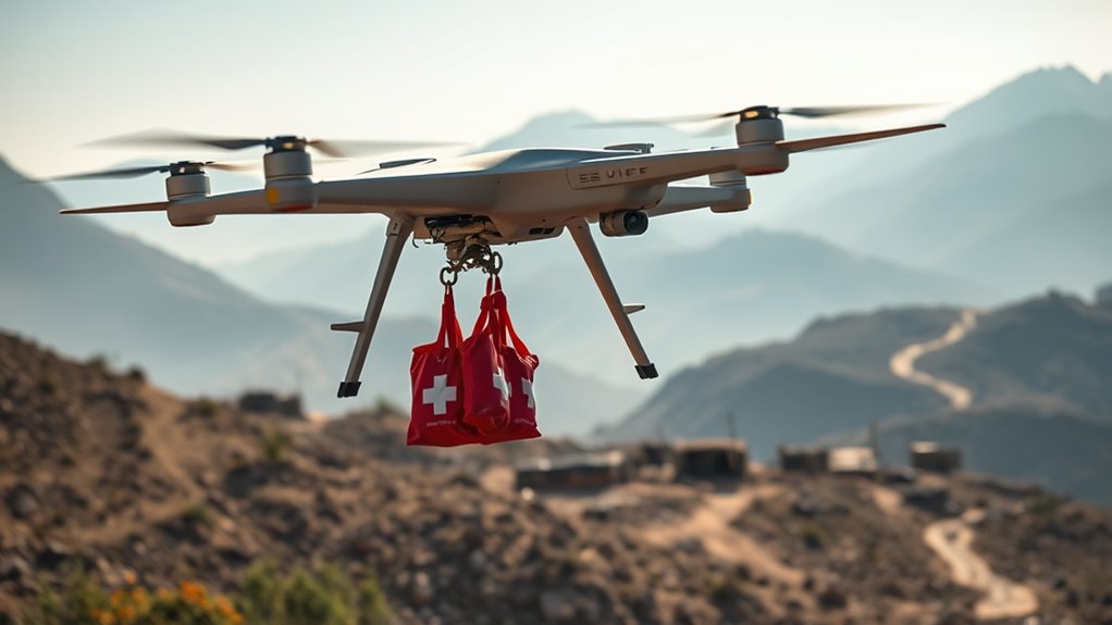 drone delivery in emergencies