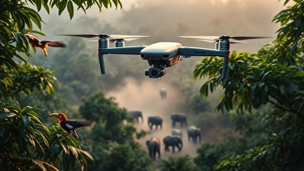 drones for wildlife monitoring