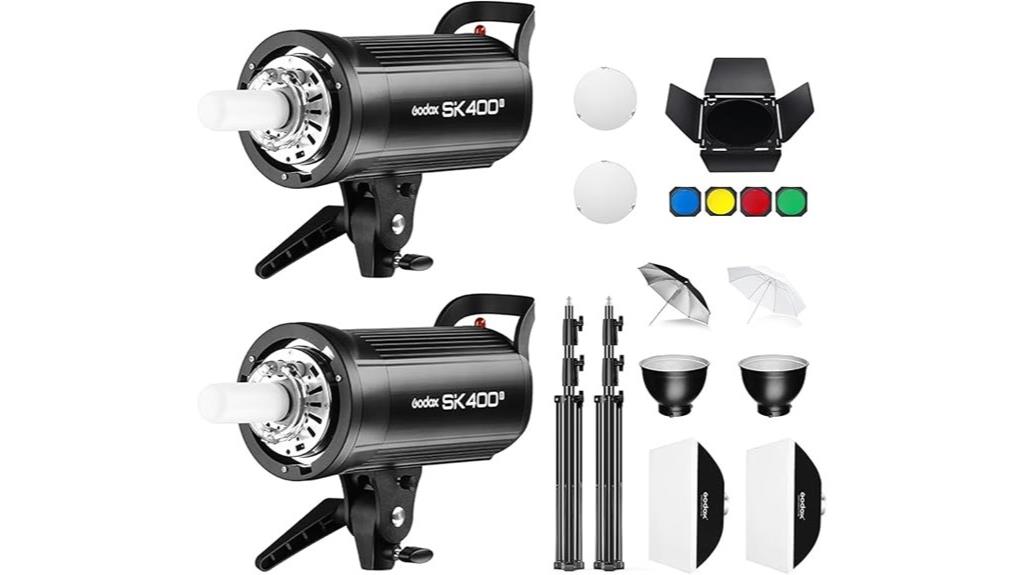 dual godox sk400ii strobes