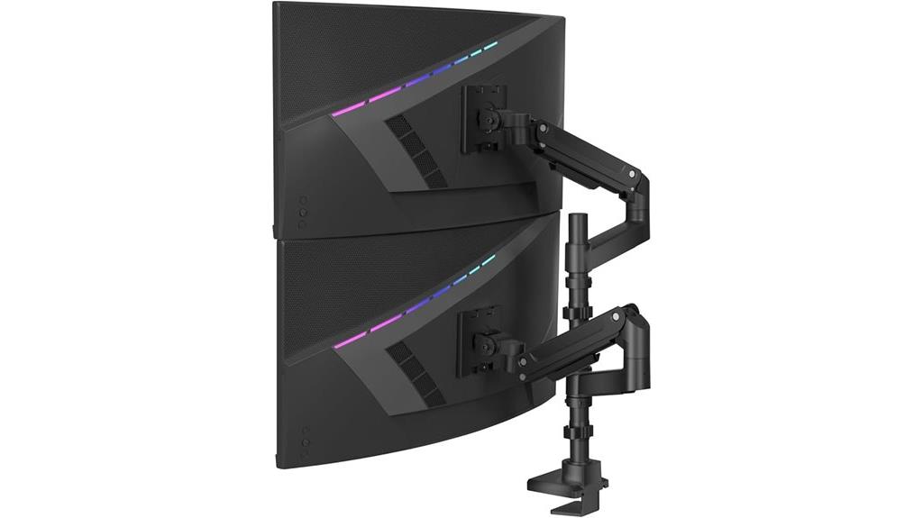 dual ultrawide screen mount