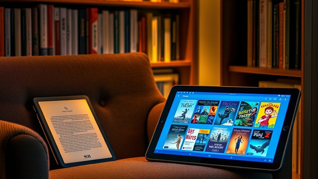 e reader for focused reading