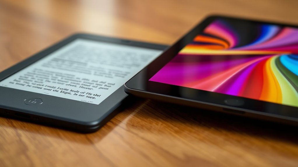 e readers prioritize portability and simplicity