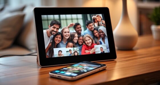 email enabled digital photo frames