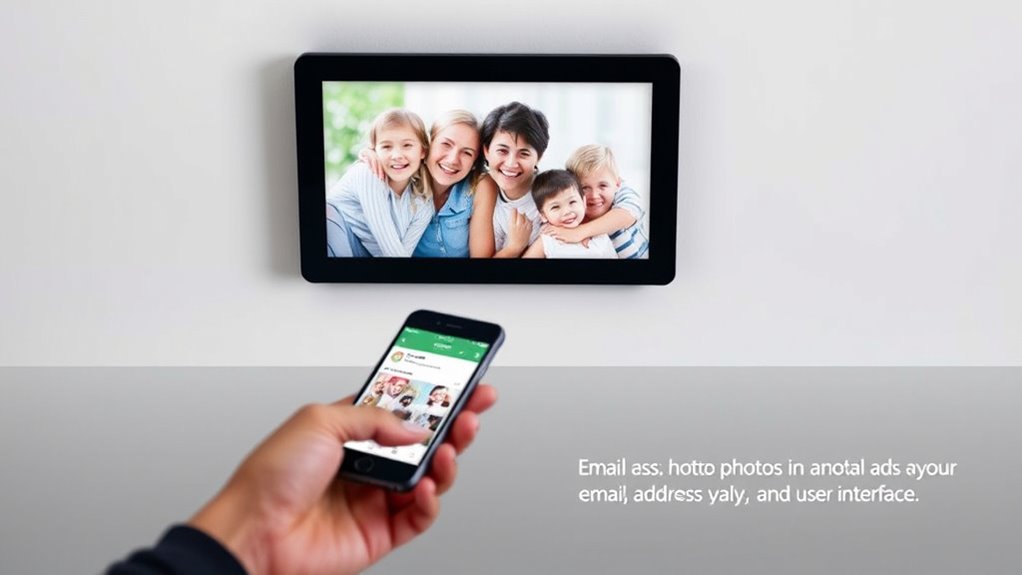 email photo sharing features