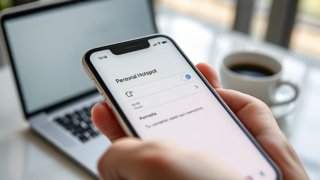 enable iphone personal hotspot