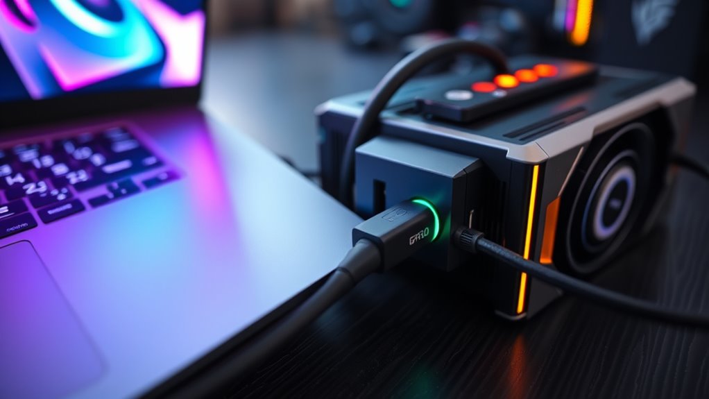 external gpu connection and setup