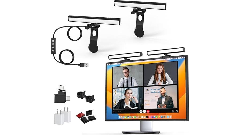 eye caring video conference lighting