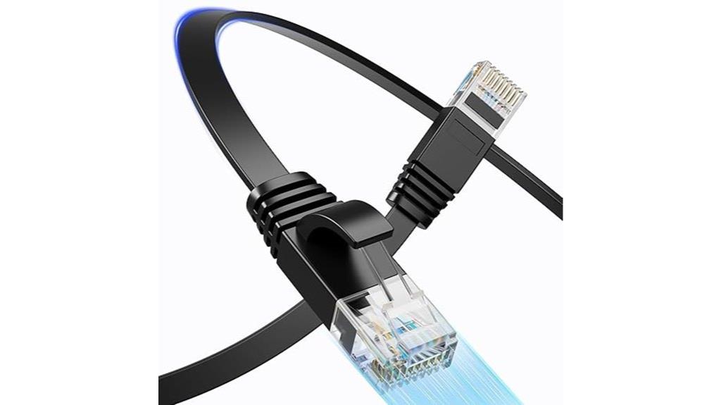 flat 100ft cat6 ethernet