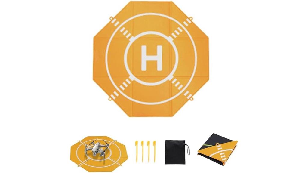 foldable waterproof drone landing pad