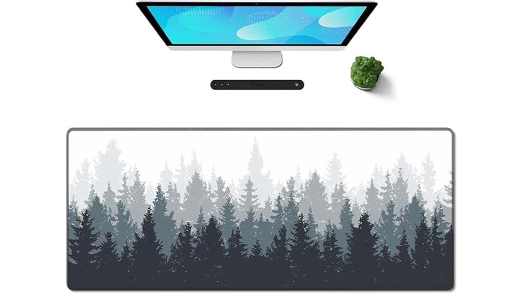 forest pattern gaming mat