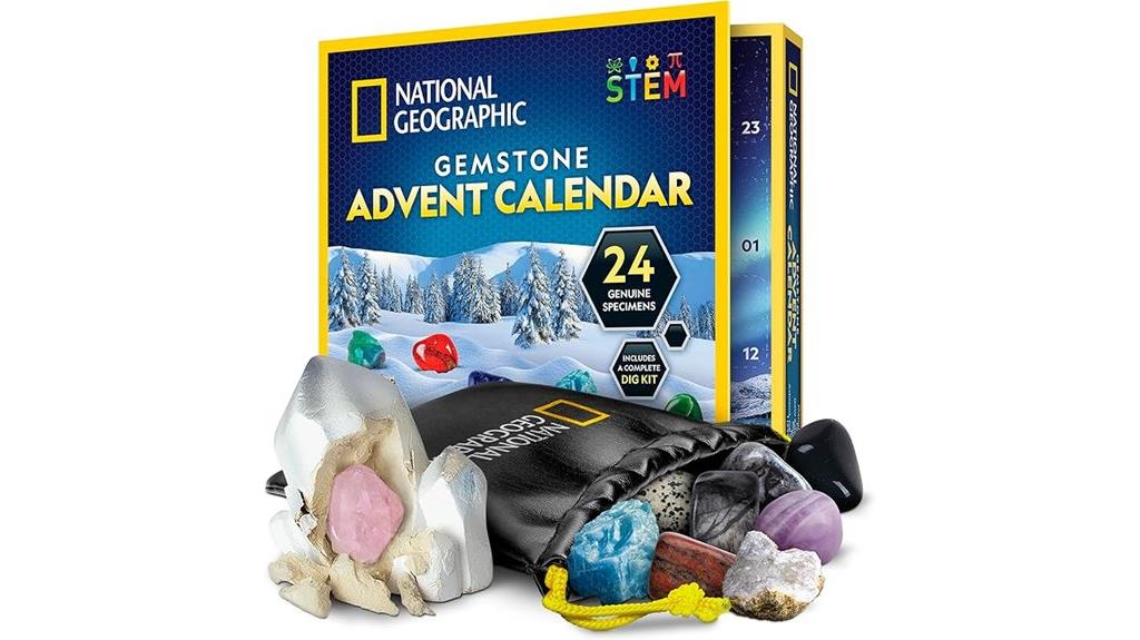 gemstone advent calendar collection