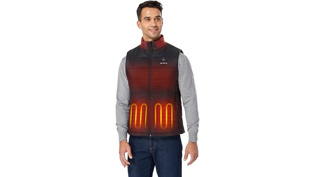 heated vest with usb