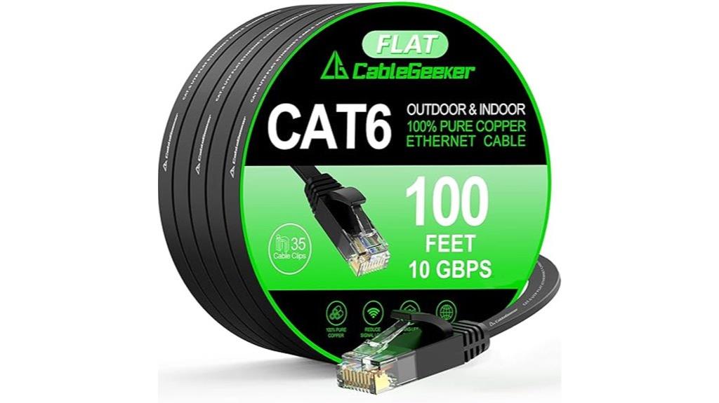 high speed 100ft ethernet cable