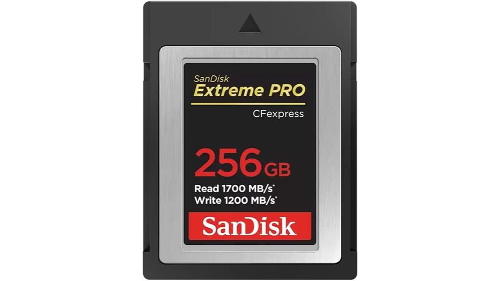 high speed 256gb cfexpress card