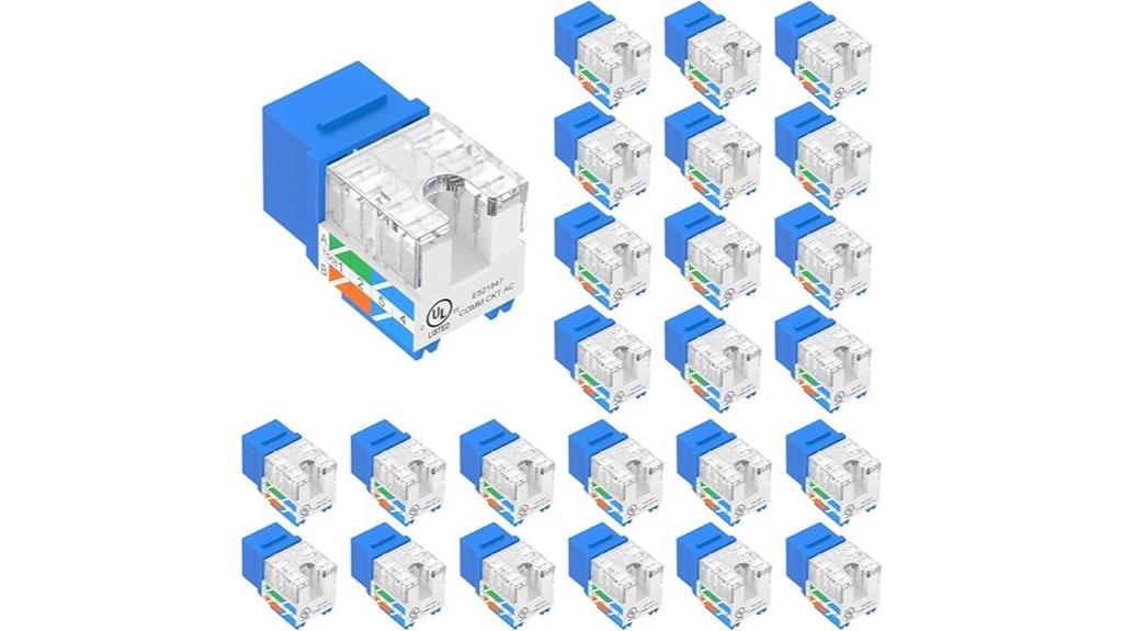 high speed cat6 keystone pack