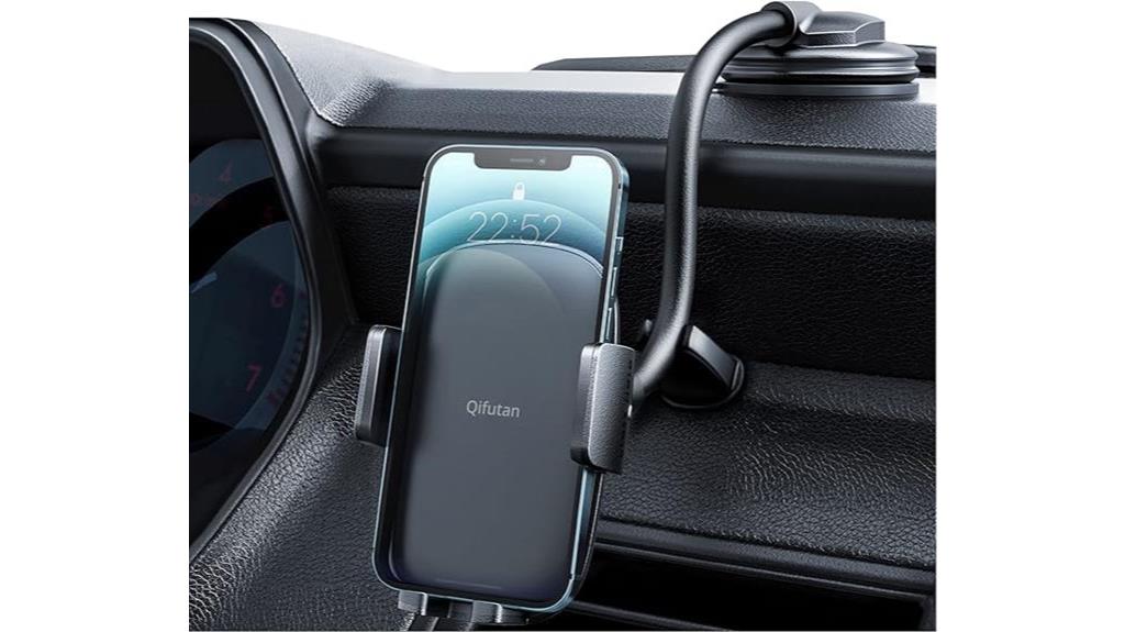 long arm car phone holder