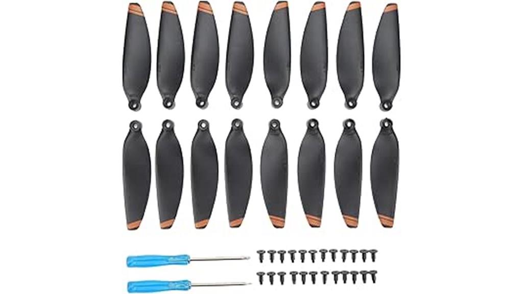 low noise drone propeller set