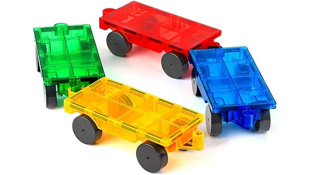 magnetic cars building set