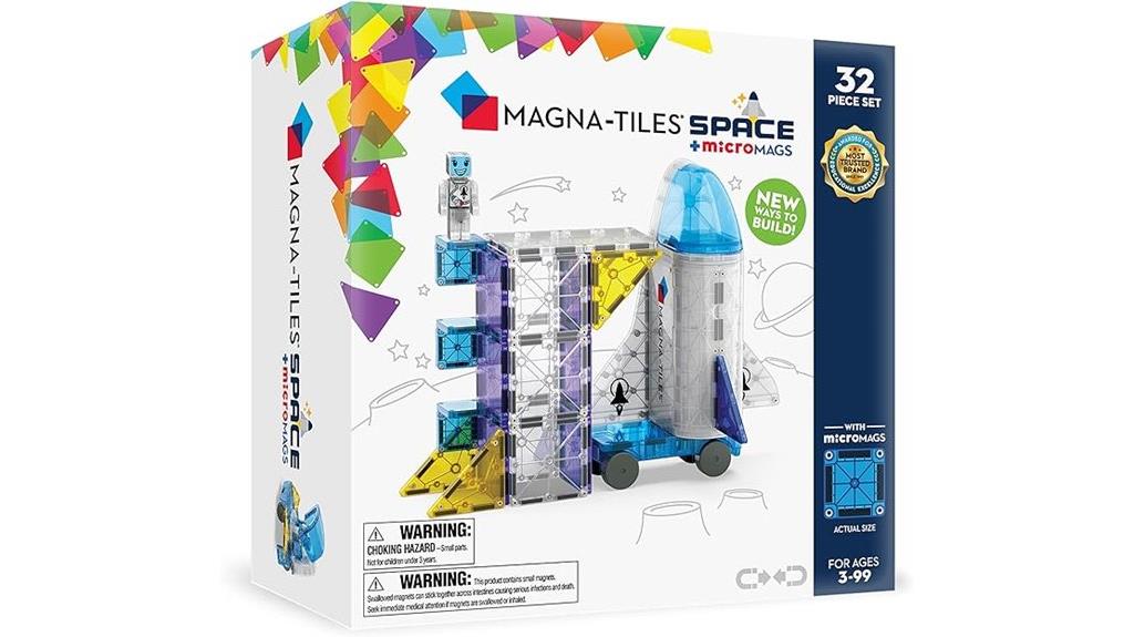 magnetic space construction set