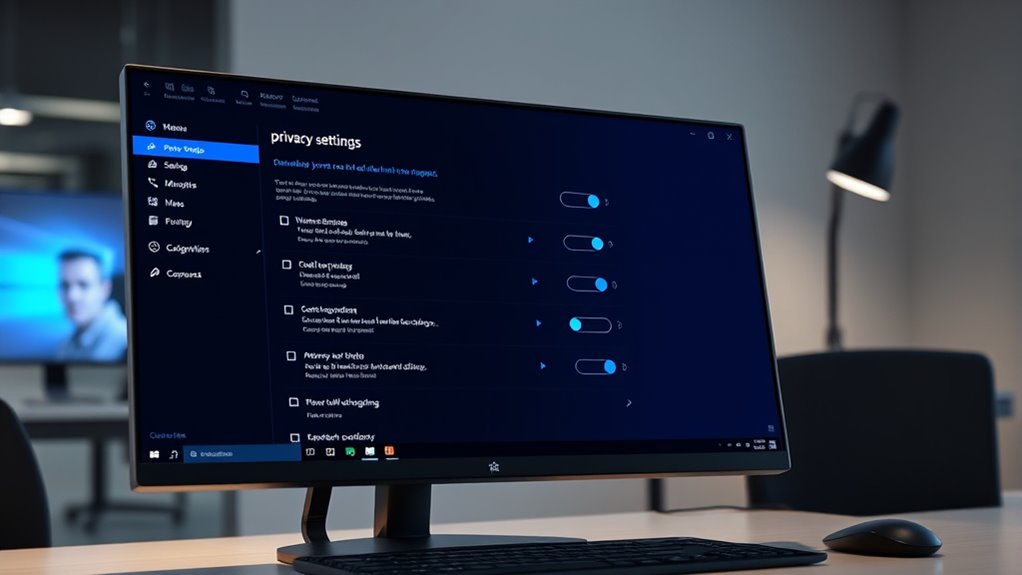 manage privacy and permissions