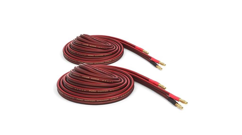 micca copper speaker cables