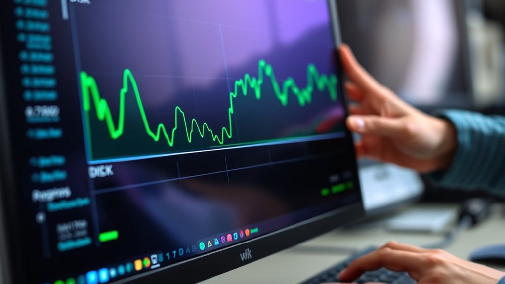 monitor disk and network usage